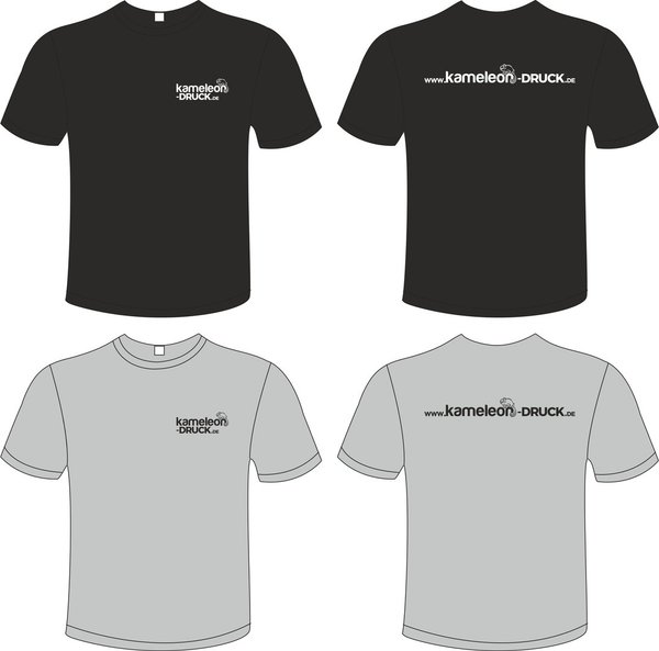 T-Shirt inkl. Wunschtext/Logo beidseitig